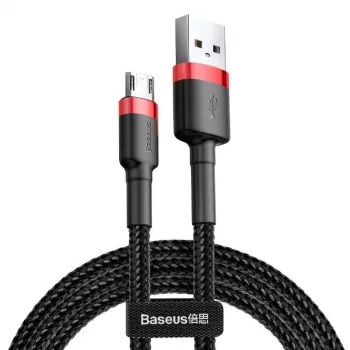 Micro-USB-Kabel Baseus Cafule 1,5A 2m (rot & schwarz)