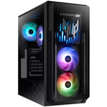Desktop PC Acer Predator PO5-660 — Intel Core Ultra 7 265F 5,3 GHz, 32 GB DDR5, 2 TB SSD, NVIDIA GeForce RTX 5070, Windows 11 Home, Schwarz