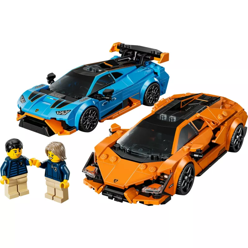 Bausatz LEGO Speed Champions Set 77238 — Lamborghini Revuelto & Huracán STO, 607 Teile, 2 Minifiguren, empfohlenes Alter 10+