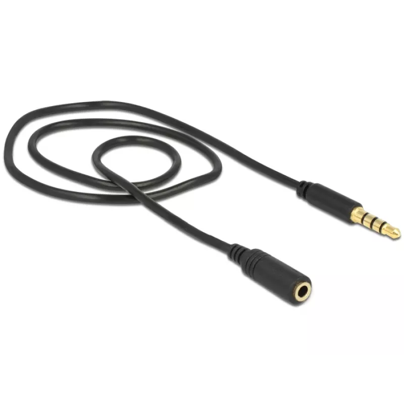 Audiokabel DeLOCK 84716 0,5 m 3,5 mm Schwarz
