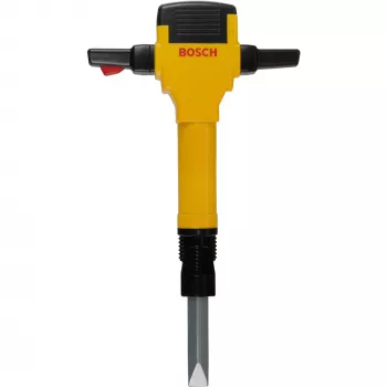 Theo Klein 8405 Bosch Abbruchhammer I batteriebetrieben mit Auf- und Abbewegung des Bohrers I mit Motorgeräusch und Blinklicht I Maße: 28 cm x 7 cm