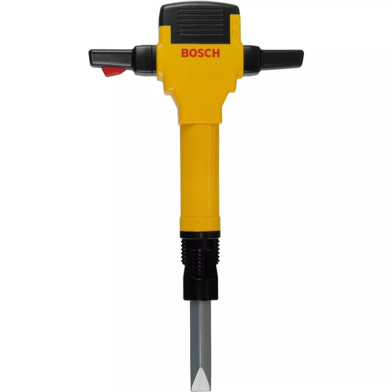 Theo Klein 8405 Bosch Abbruchhammer I batteriebetrieben mit Auf- und Abbewegung des Bohrers I mit Motorgeräusch und Blinklicht I Maße: 28 cm x 7 cm