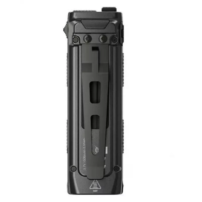Hand-Taschenlampe Nitecore EDC23 — kompakte USB-wiederaufladbare schwarz, IP54 wasser-/staubgeschützt, zwei LEDs, integrierter Akku, 0,101 kg