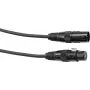 DMX-Kabel EUROLITE XLR 5-polig, 1 m, schwarz