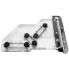 Singularity Computers Spectre 2.0 Elite Kit Side Distro Plate - Schwarz