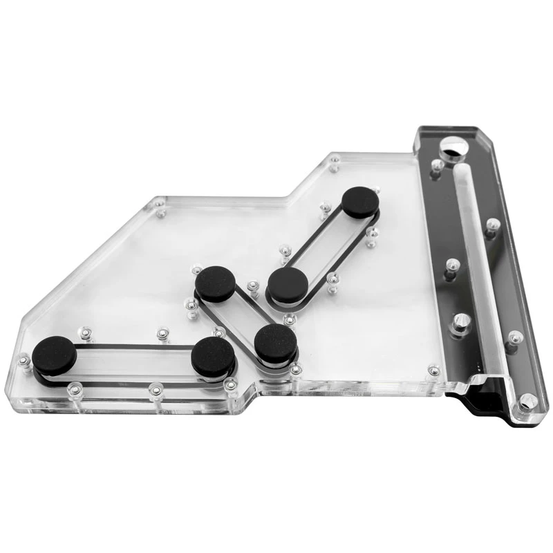 Singularity Computers Spectre 2.0 Elite Kit Side Distro Plate - Schwarz
