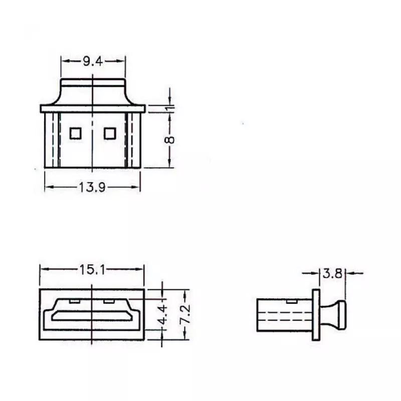 Steckdosenschutzkappe HDMI A DeLOCK 64029