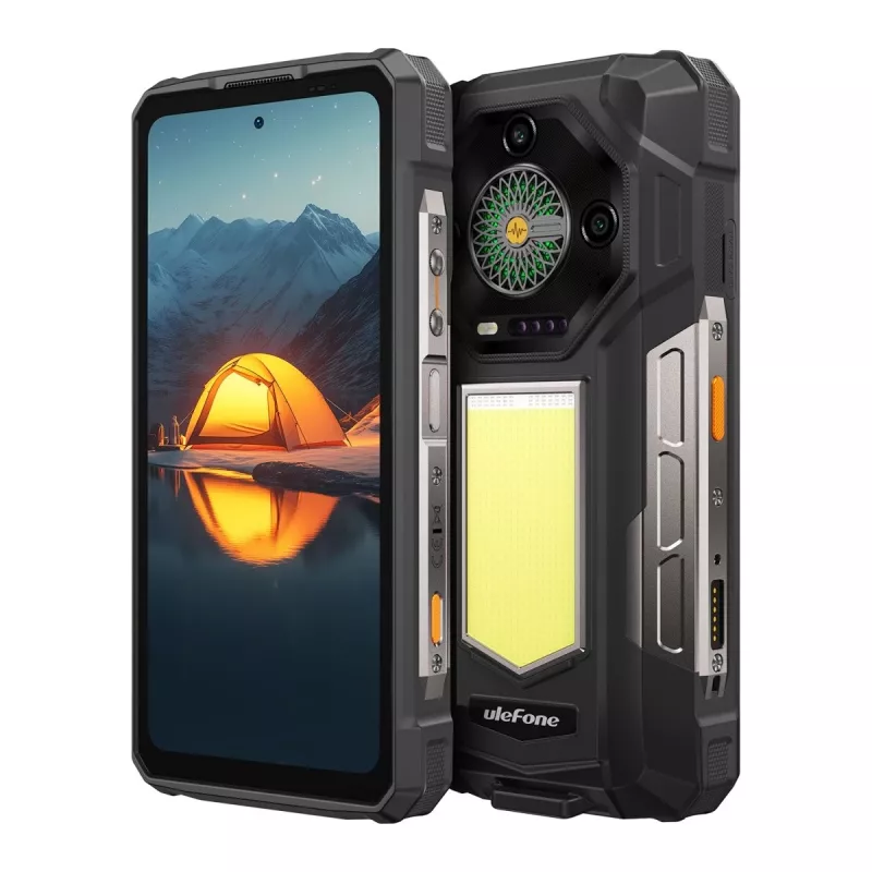 Robustes Smartphone UleFone Armor 33 5G 6,3 Zoll – 12 GB RAM, 512 GB Speicher, Schwarz