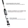 CB-CD6 Ultrafast Braided Quick Charge USB-C auf USB-C 2m