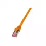 Netzwerkkabel LogiLink 10 m Cat.6 RJ-45 S/FTP Orange