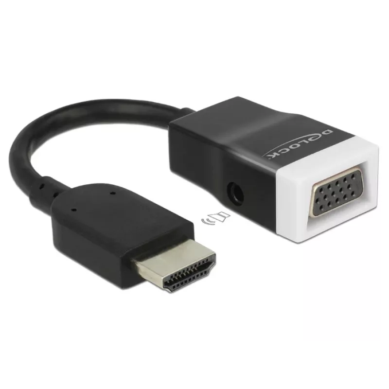 Videokabel-Adapter HDMI Typ A VGA D-Sub + 3,5 mm DeLOCK 65587