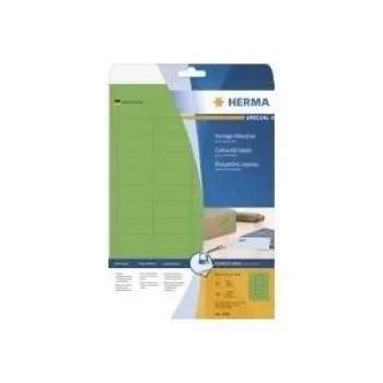 Selbstklebende Druckeretiketten HERMA Coloured Labels A4 45,7x21,2 mm grün Papier matt 960 Stück