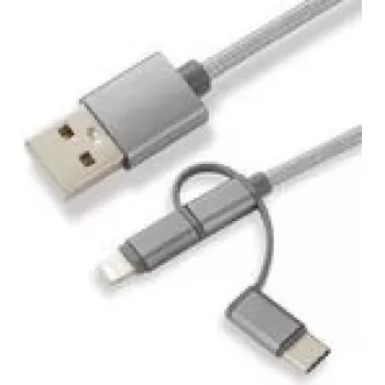 CoreParts MOBX-ACC-003 USB-Kabel 1 m Micro-USB A Micro-USB B Grau