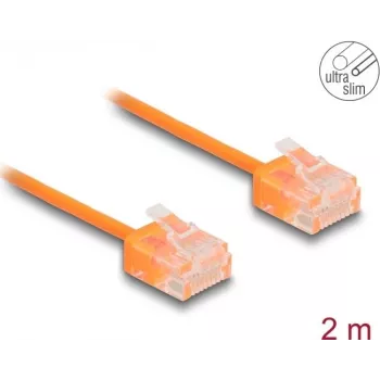 Netzwerkkabel DeLOCK RJ45 Cat.6 UTP 2m Orange