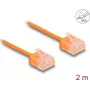 Netzwerkkabel DeLOCK RJ45 Cat.6 UTP 2m Orange
