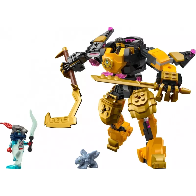 LEGO Bauset NINJAGO 71839 Arins Spinjitzu Kampf-Mech, 213 Teile, 2 Minifiguren, Höhe 160 mm