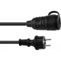EUROLITE 3x1.5 1,5 m Verlängerungskabel — 3-adriges Stromkabel 1,5 mm², Modell 30245693