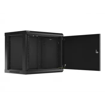 Wandmontage-Rack Lanberg WF01-6409-00B 9U Schwarz