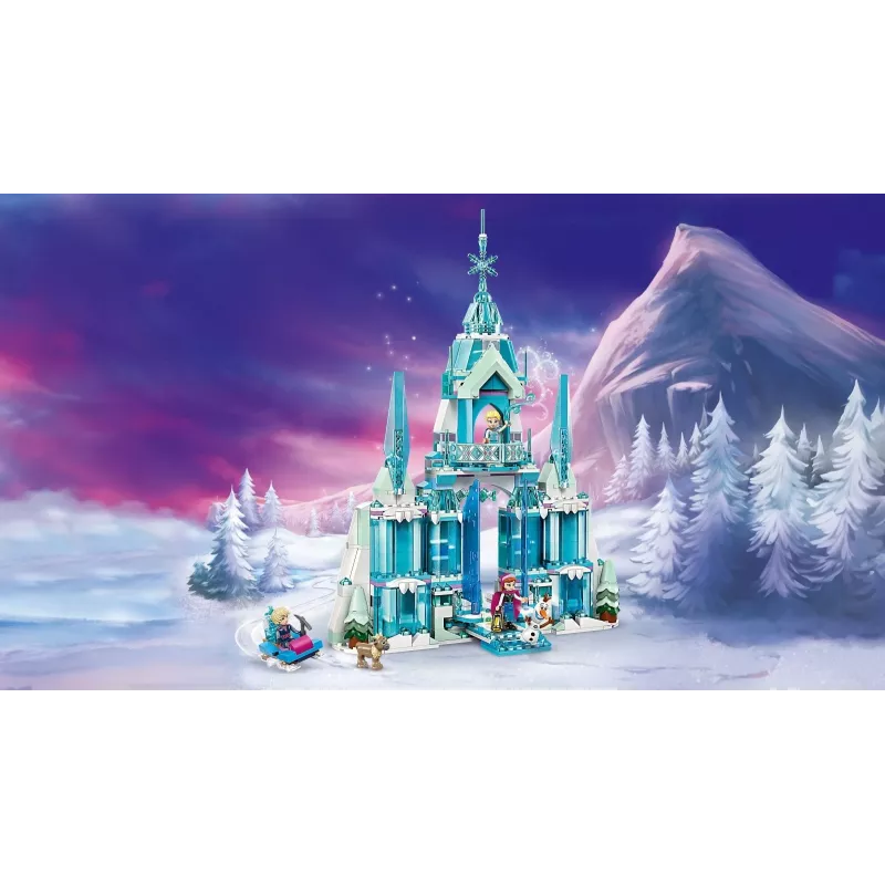 Konstruktionsspielzeug LEGO Disney Princess Elsas Winterpalast 43244 — Bauset für fantasievolles Spiel