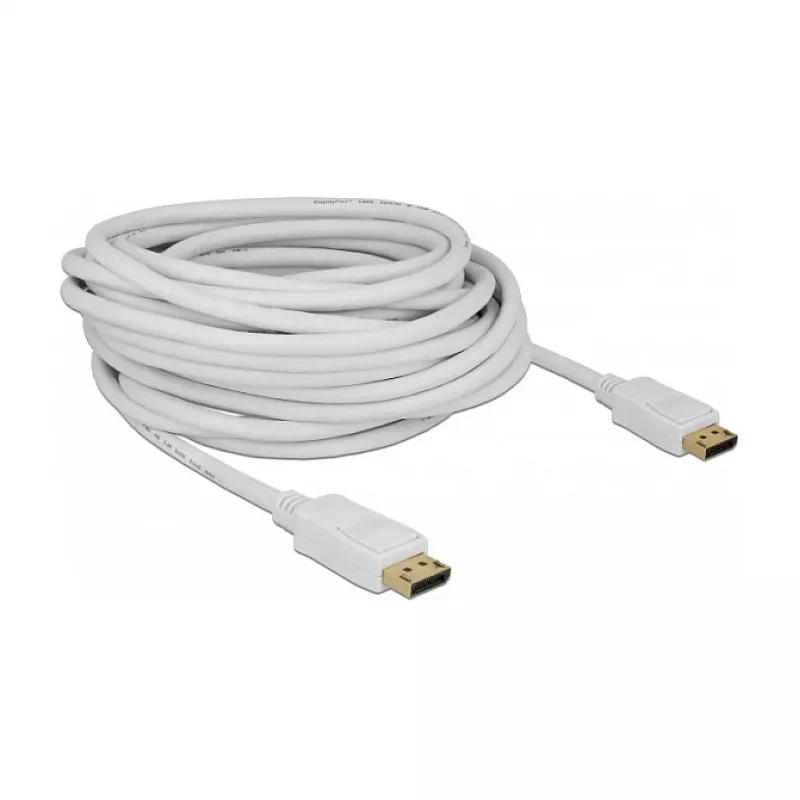 DisplayPort-Kabel DeLOCK 84863 10 m Weiß