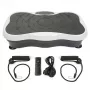 Extralink Vibrationsplattform für Training Fitness Moonwalk Spinmove Weiß