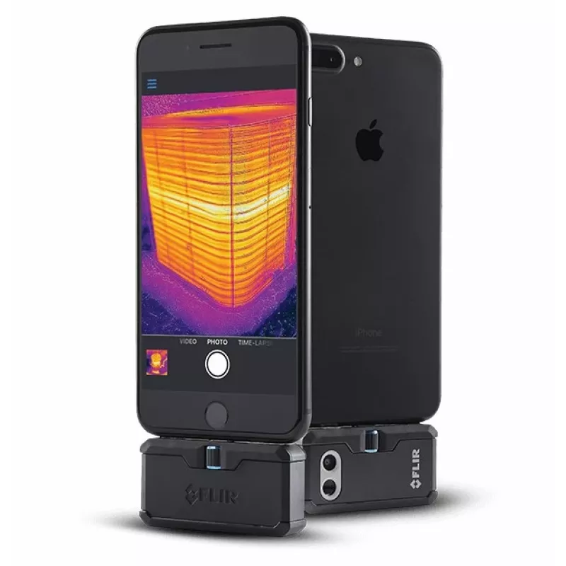 Wärmebildkamera FLIR ONE Pro Android USB-C — FLIR, Modell FP3AC, 8,7 Hz, NETD 150 mK, 8–14 µm, Festfokus, USB-C