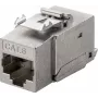 Wentronic Goobay CAT 6 KeyStone RJ45 Jack, STP geschirmt, 250 MHz - Anschluss: LSA, Zinkdruckgussgehäuse (90863)