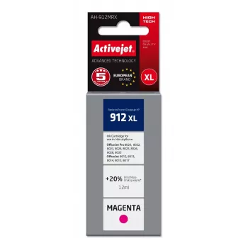 ActiveJet AH-912MRX kompatible Tintenpatrone für HP, Magenta (High XL, 12 ml, 990 Seiten)