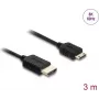 HDMI-Kabel DELOCK 81686 — 3 m, HDMI Typ A (Stecker) auf HDMI Typ C (Mini, Stecker), 48 Gbit/s, bis zu 7680×4320