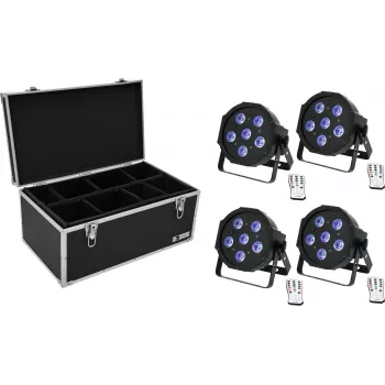 LED-Bodenleuchte EUROLITE SLS-603 TCL UV 4x – LED-Bühnen-/Bodenleuchte mit 4 UV-TCL-Röhren