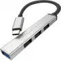 ROLINE USB3.2 Gen1 Hub 4x USB-A 1x 3.0+3x 2.0 Type C Kabel (14.02.5053)