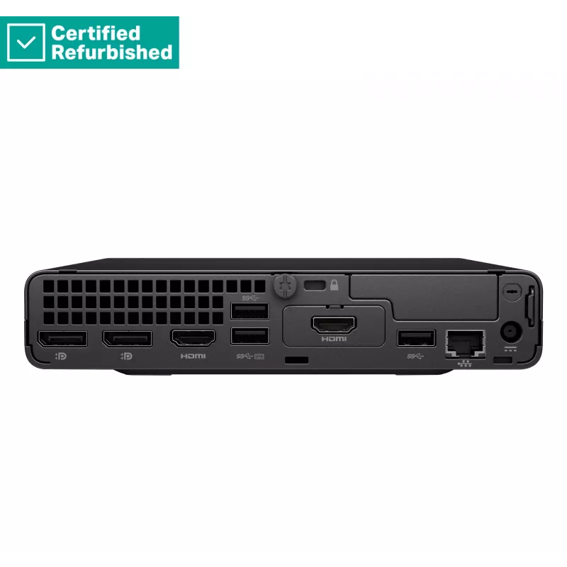 RENEW SILVER HP Pro 400 G9 Mini - i5-13500T, 8 GB, 256 GB SSD, USB-Maus, Win 11 Pro, 1 Jahr