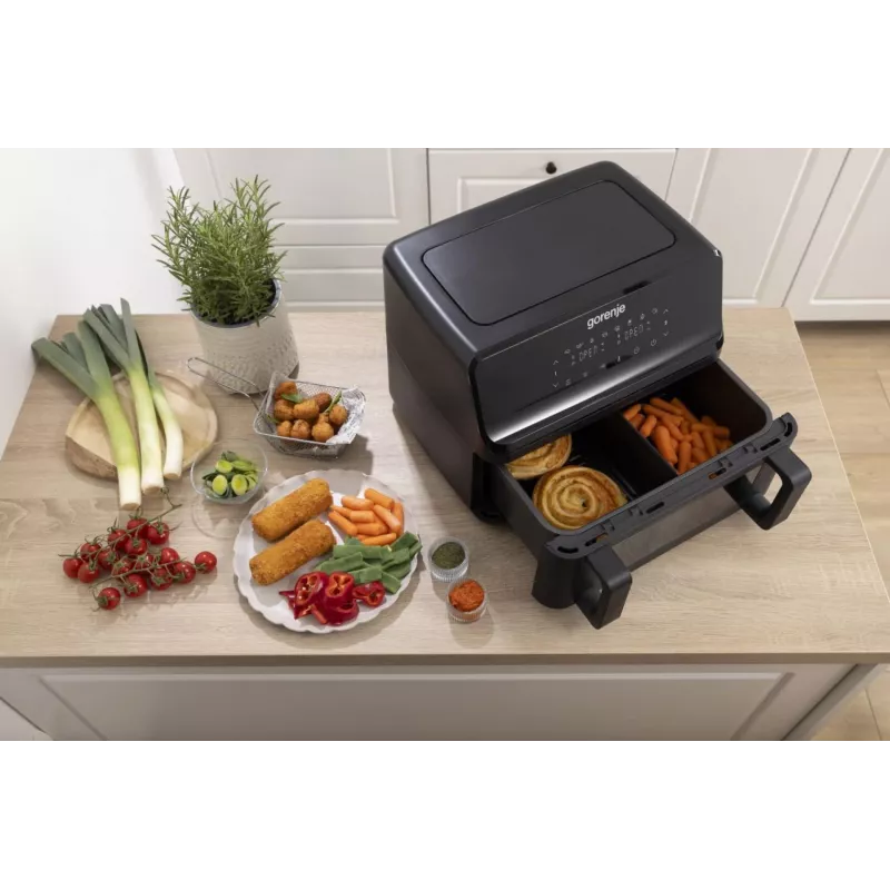 Gorenje Heißluftfritteuse | AF2700BP | Leistung 2700 W | Fassungsvermögen 9 L | Schwarz
