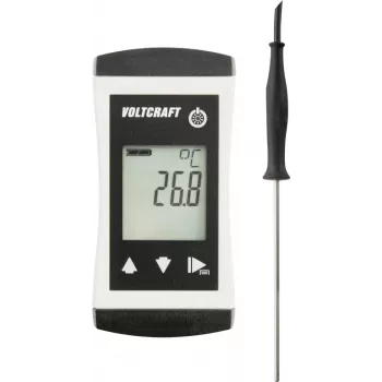 VOLTCRAFT PTM 100 + TPT-201 Temperaturmessgerät -200 - 450 °C Fühlertyp Pt1000 IP65
