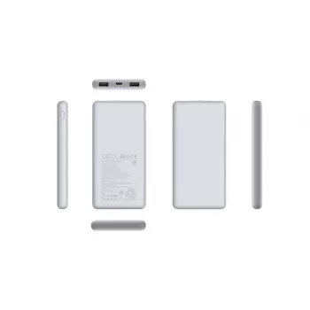 Powerbank Xiaomi BHR9350GL 10000 mAh Li‑Ion, Quick Charge 3+, USB‑A + USB‑C, 3 A Ausgang, Weiß