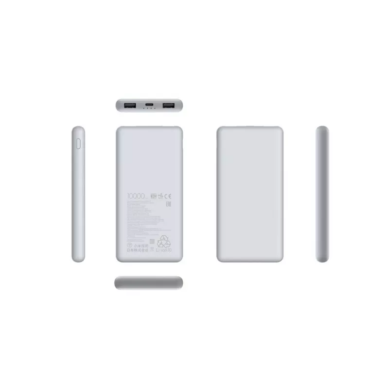 Powerbank Xiaomi BHR9350GL 10000 mAh Li‑Ion, Quick Charge 3+, USB‑A + USB‑C, 3 A Ausgang, Weiß