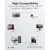 Goobay USB-C auf DisplayPort Kabel – vergoldete Stecker, Ultra HD Auflösungen bis zu 4K @ 60 Hz, Typ C Thunderbolt 3/4 zu DP Adapter kompatibel mit