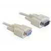 Serielles Kabel DeLOCK RS-232 1m Beige DB-9 82984