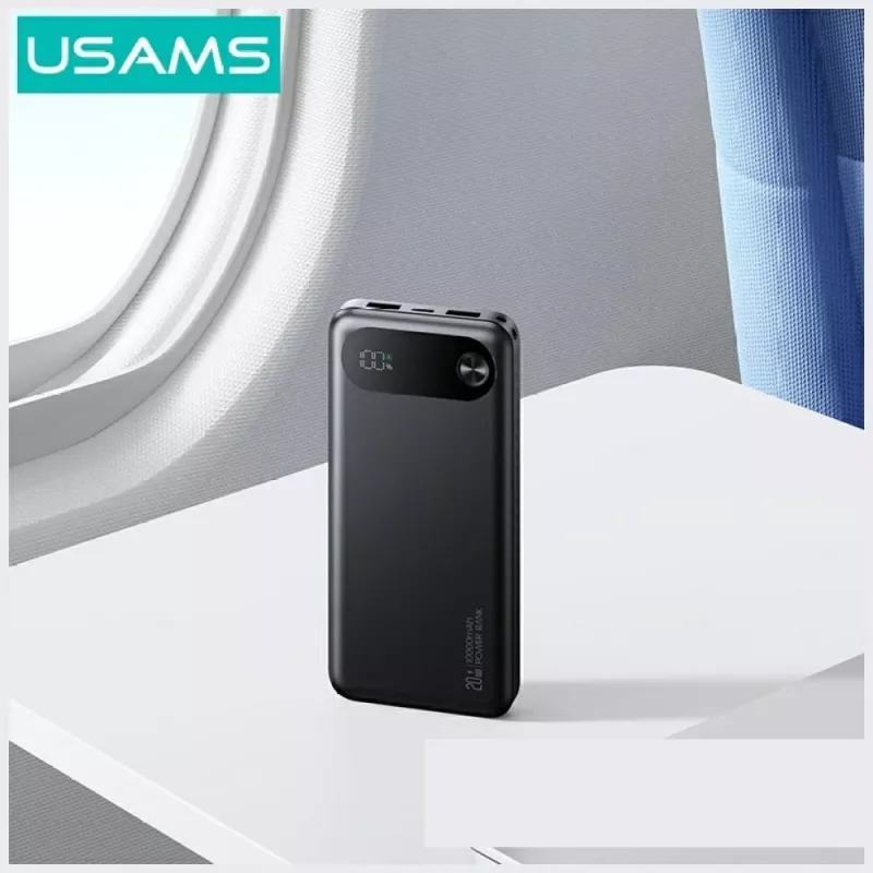 Tragbare Powerbank usams PB80 10000mAh 20W PD weiß