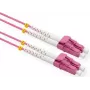 VALUE - Patchkabel - LC Multi-Mode (M) auf LC Multi-Mode (M) - 3 m - Glasfaser - 50/125 Mikrometer - OM3 - Halogenfrei - Violett (21.99.8833)