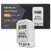 Elektronischer DIN-Schienen-Zeitschalter QOLTEC PC0629 — 24V Versorgung, 16A Ausgang