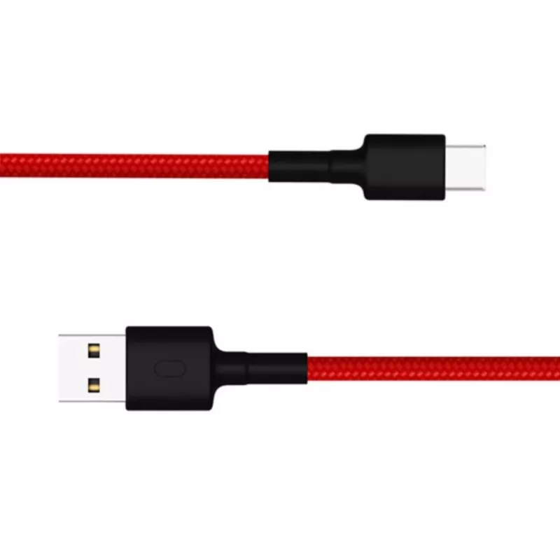Xiaomi | Mi Type-C geflochtenes Kabel | SJV4110GL | USB-C auf USB-A USB Typ C Stecker | USB Typ A (2.0) Stecker