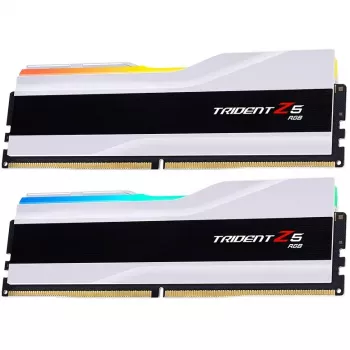 DIMM 48 GB DDR5-7200 (2x 24 GB) Dual-Kit, Speicher Weiß, F5-7200J3646F24GX2-TZ5RW, Trident Z5 RGB, INTEL XMP