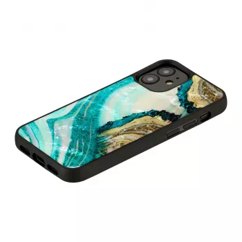 Schutzhülle iKins für Apple iPhone 12 mini — aqua agate