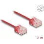 Netzwerkkabel DeLOCK RJ45 Cat.6 UTP 2m Rot