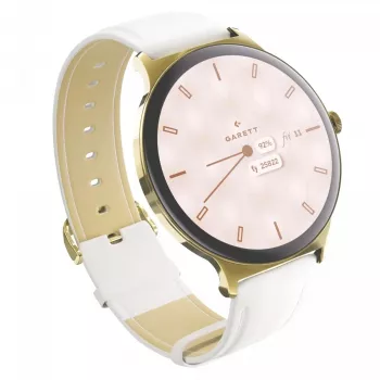 Smartwatch Garett Verona 2 Gold Steel mit Bluetooth und Herzfrequenzmesser