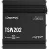 Teltonika TSW202 Managed L2 Gigabit Ethernet (10/100/1000) Power over Ethernet (PoE) Aluminium, Blau
