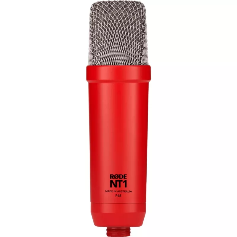 Studio-Kondensatormikrofon RØDE NT1 Signature Red — Niere, 20–20000 Hz, -32 dB Empfindlichkeit, XLR (3-polig), 313 g