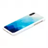 Smartphone-Hülle iKins für iPhone XS/S blue lake white