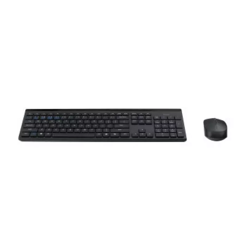 Rapoo 8110M kabelloses Multi-Mode Tastatur-Maus-Set, Schwarz